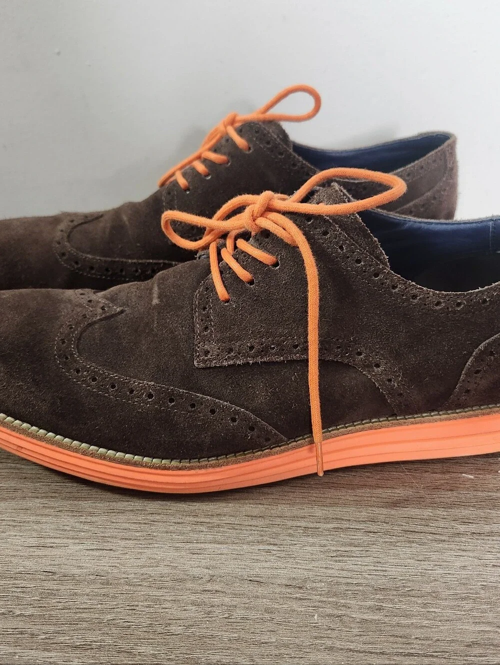 Cole Haan LunarGrand Wing Tip Oxford Shoes